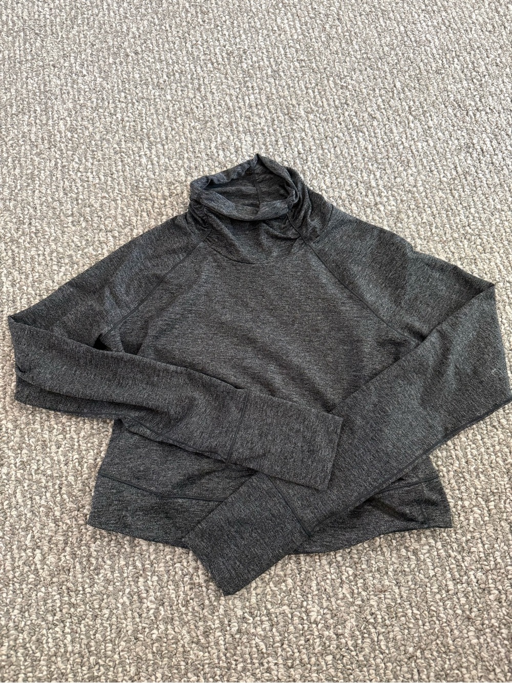 Prana Active Crop Mock Neck